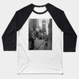 Times Square, Manhattan, New York City Baseball T-Shirt